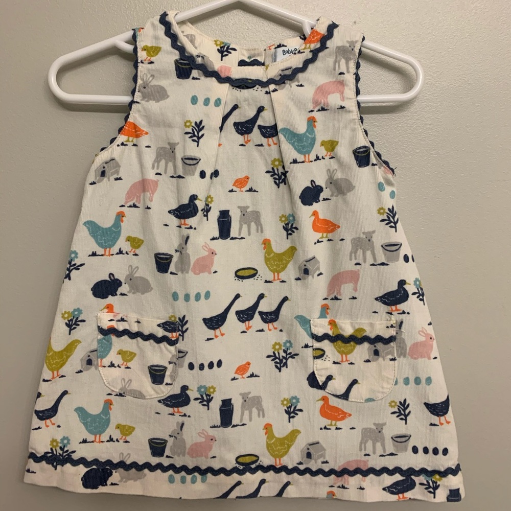 Mini Boden Farm Pinnie